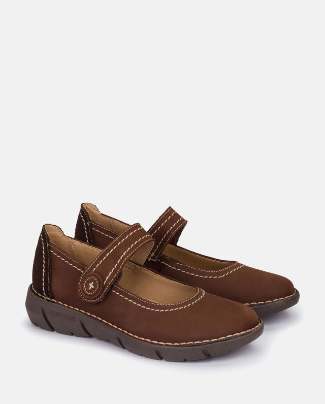 yokono Zapato plano Olba 005 marron Ofertas