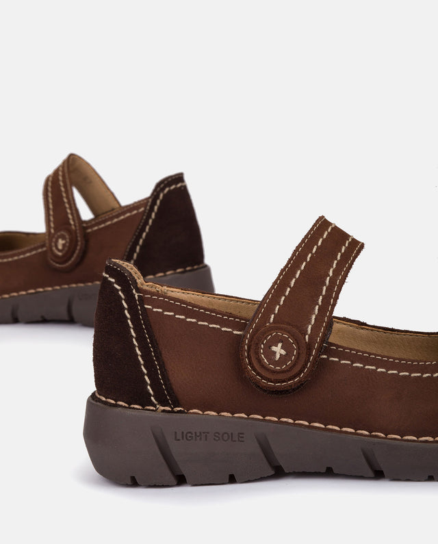 yokono Zapato plano Olba 005 marron Ofertas