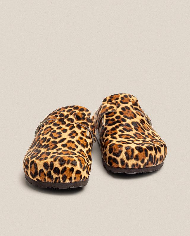 yokono Zapato plano ZUECO 599 leopardo Último día