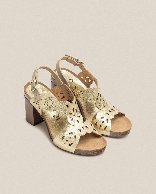 yokono Sandalia de tacón Ponza 006 dorado Rebajas de fábrica