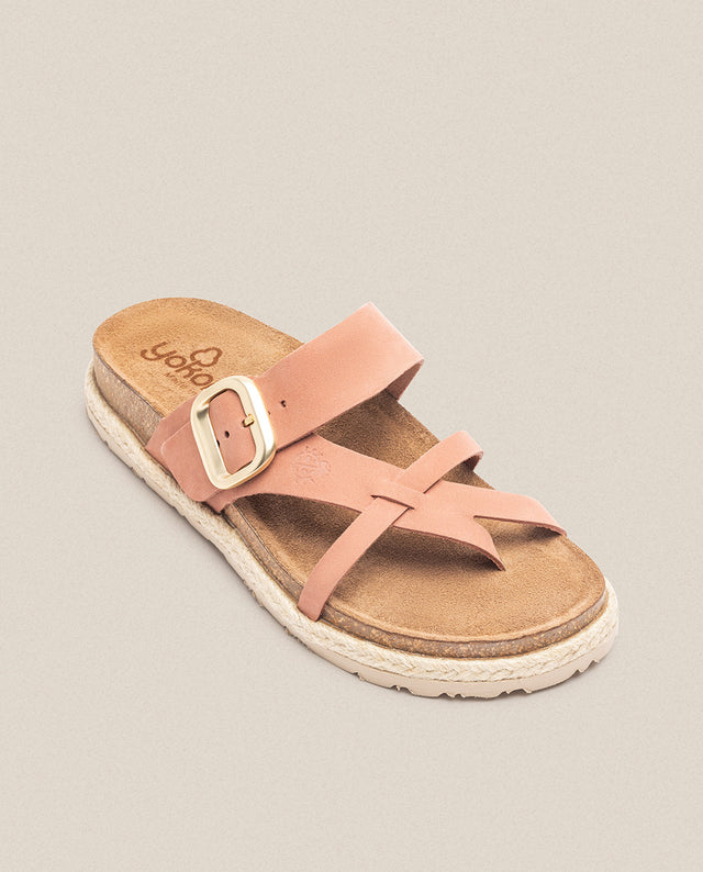 yokono Sandalia plana Arena 003 rosa Mejor oferta