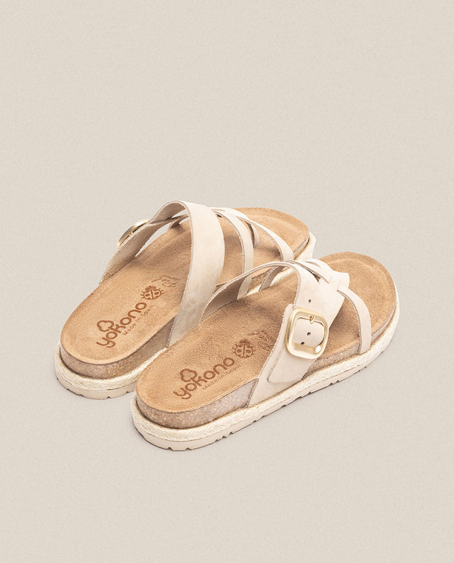 yokono Sandalia plana Arena 003 beige Rebajas online