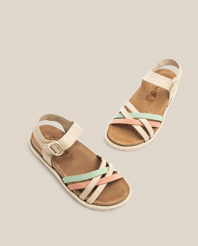 yokono Sandalia plana Arena 001 beige Oferta especial