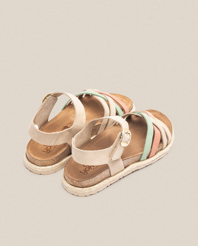 yokono Sandalia plana Arena 001 beige Oferta especial
