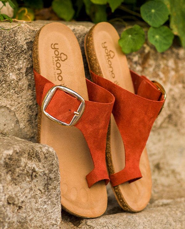 yokono Sandalia plana Ibiza 205 naranja Grandes ahorros