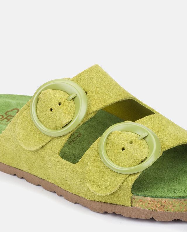yokono Sandalia plana Rolan 700 verde Outlet online
