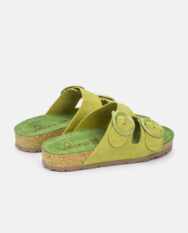 yokono Sandalia plana Rolan 700 verde Outlet online