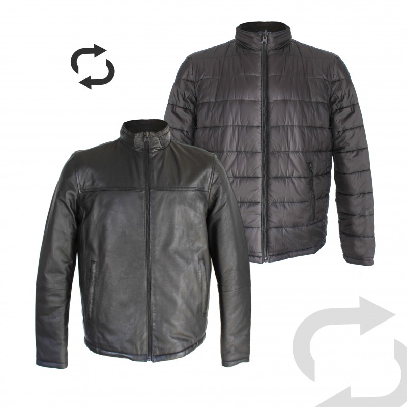 ﻿zerimar shoes Chaqueta reversible con cremallera modelo MAZZO Tienda de fábrica