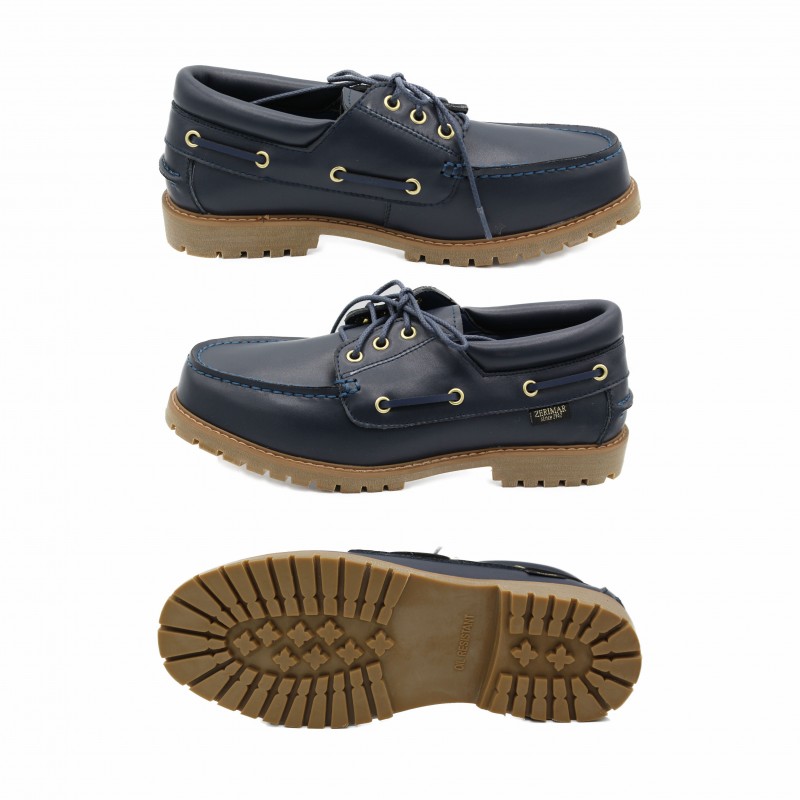 zerimar shoes Nauticos de piel con cordones modelo KANCHEN Ahorra y exporta