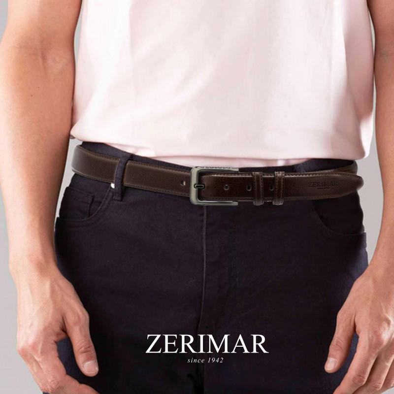 zerimar shoes Cinturón de piel 33 mm modelo REMODRE Ofertas de temporada