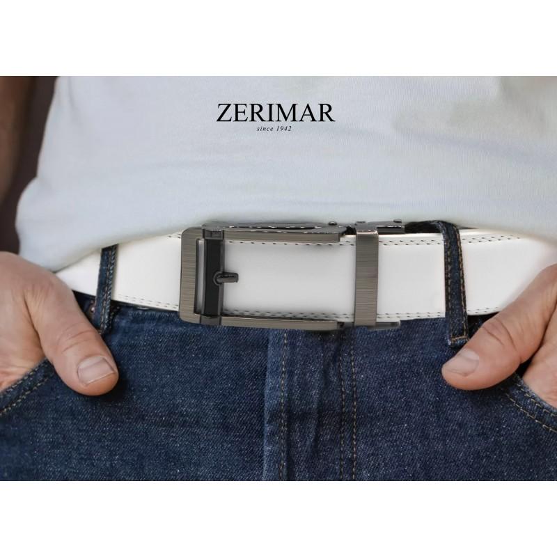 zerimar shoes Cinturón de piel con hebilla automatica de 3 cm modelo GOZAG Grandes ahorros