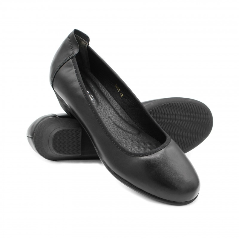 zerimar shoes Zapato de Piel Profesional para Oficina y Eventos - tacón 3 5 cm Gran oferta