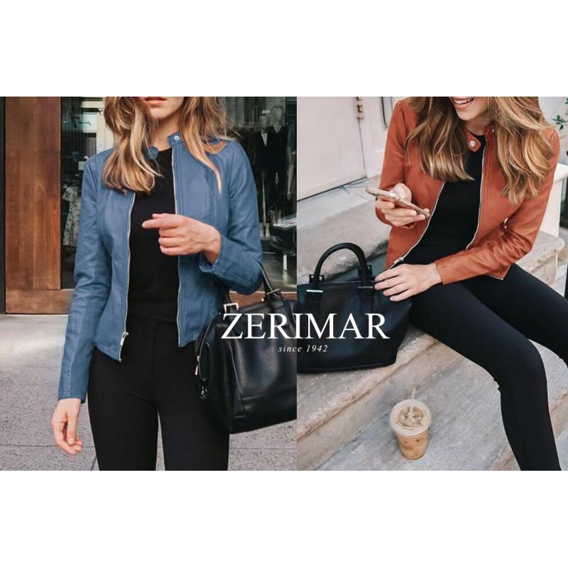 zerimar shoes Chaqueta de piel con cremallera modelo CANAZEI Rebajas top