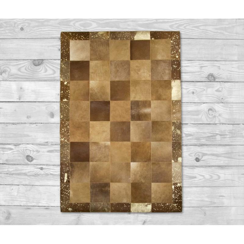 zerimar shoes Alfombra Patchwork Piel de Vaca EARTH - Varias medidas Oferta especial