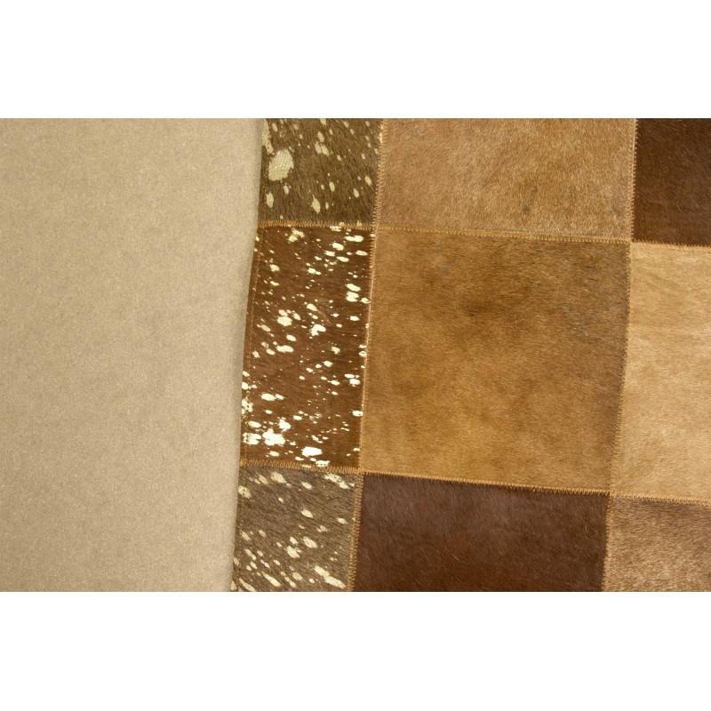zerimar shoes Alfombra Patchwork Piel de Vaca EARTH - Varias medidas Oferta especial