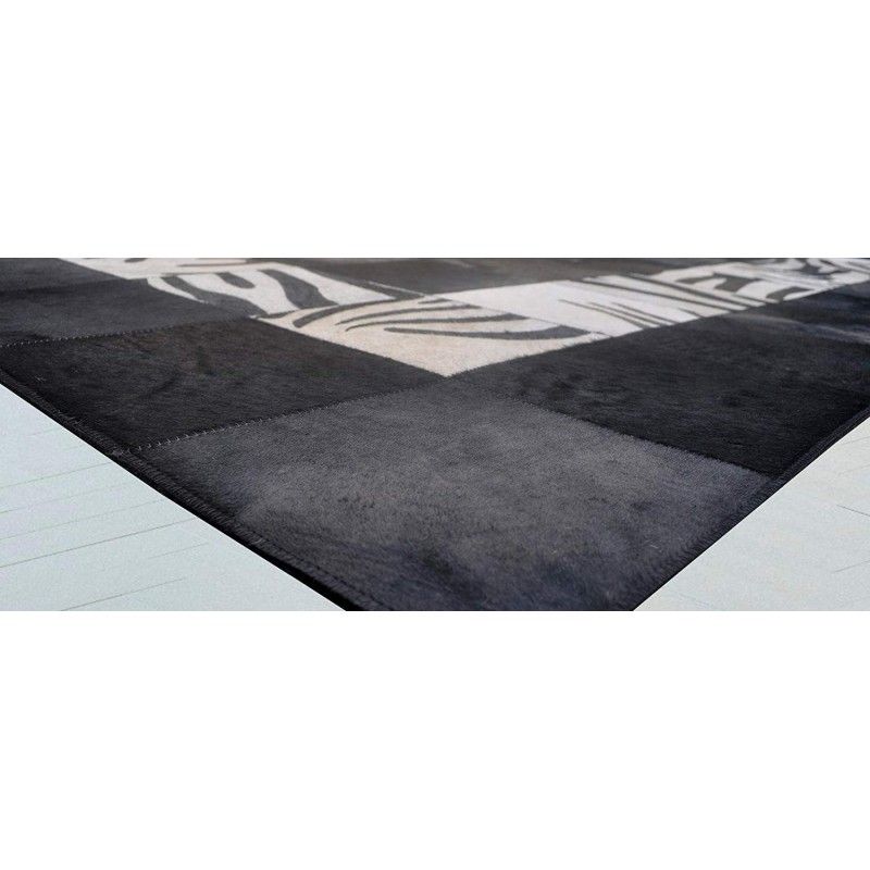 zerimar shoes Alfombra Patchwork piel de toro 240x300 cm Promoción por tiempo limitado