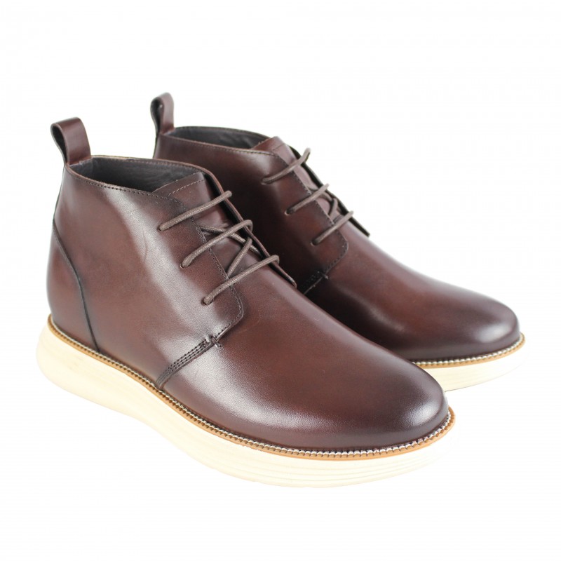 zerimar shoes Botines de piel con alzas interiores +7 cm modelo SEYMOUR Solo queda un día