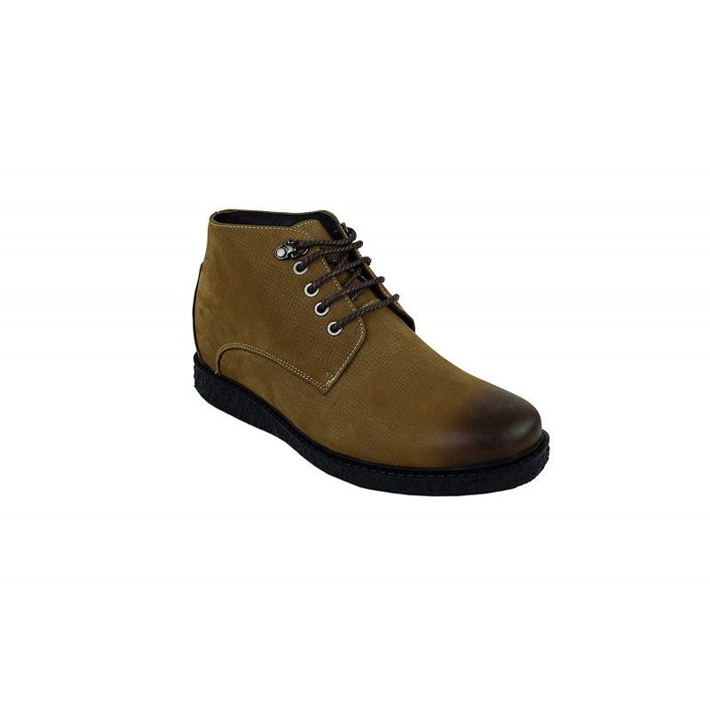 zerimar shoes Botas de piel para hombre con alzas interiores aumento de 6 cm Limitado a 3 días