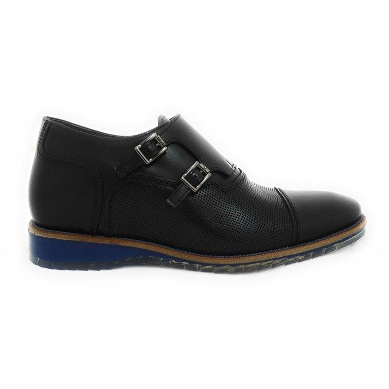 zerimar shoes Zapatos con alzas para hombre con doble hebilla fabricados en España Ofertas especiales