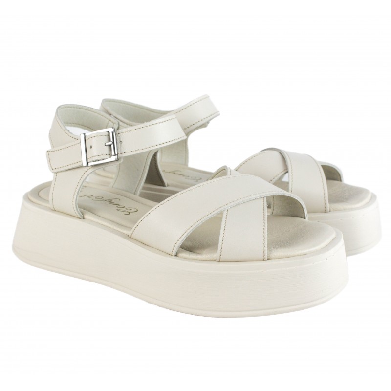 zerimar shoes Sandalias de piel con plataforma modelo NFT Rebajas de fin de temporada