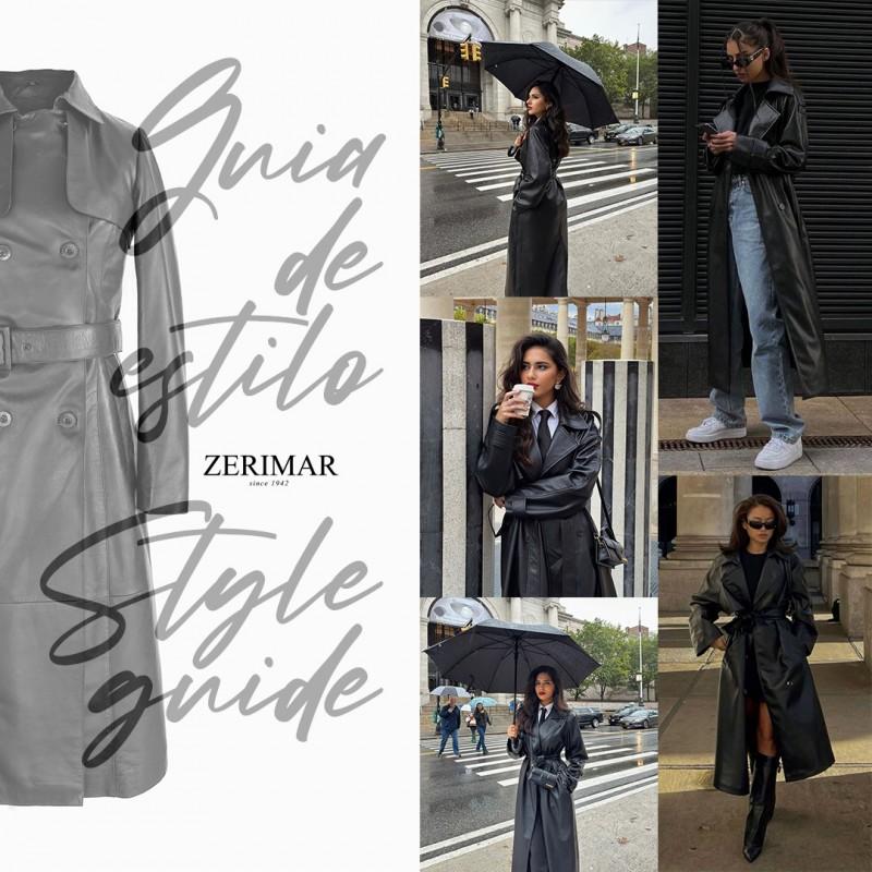zerimar shoes Gabardina larga con botones modelo MESSNER En oferta