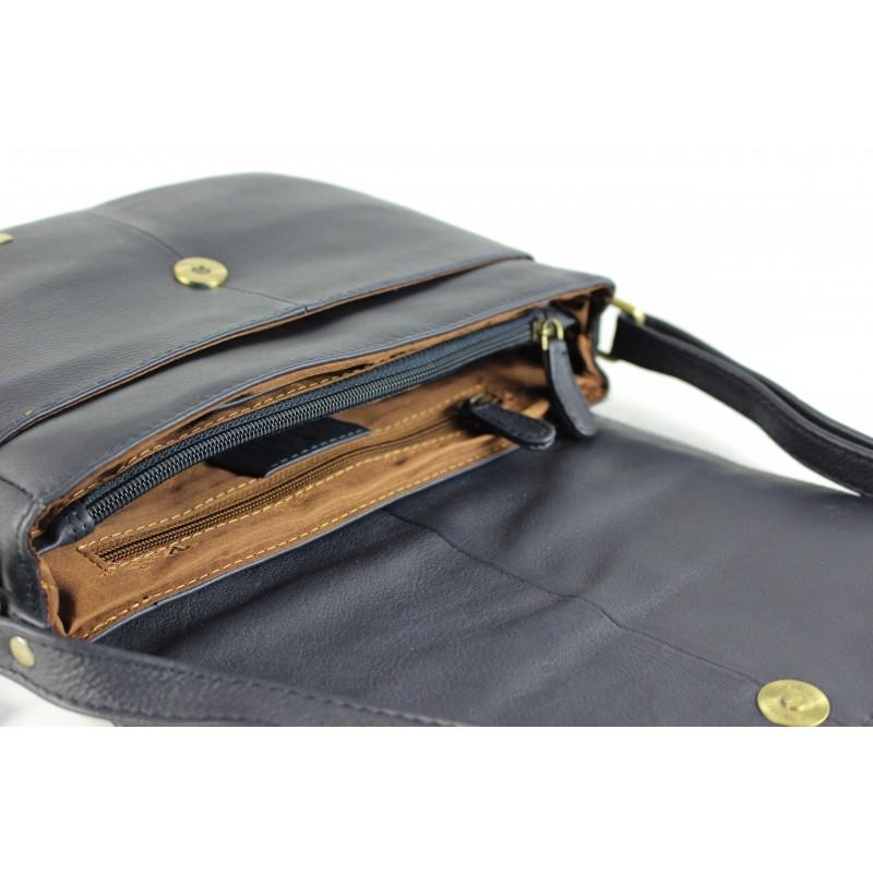 zerimar shoes Bolso solapa de piel 21x25x7 cm CROSET Ventas relámpago