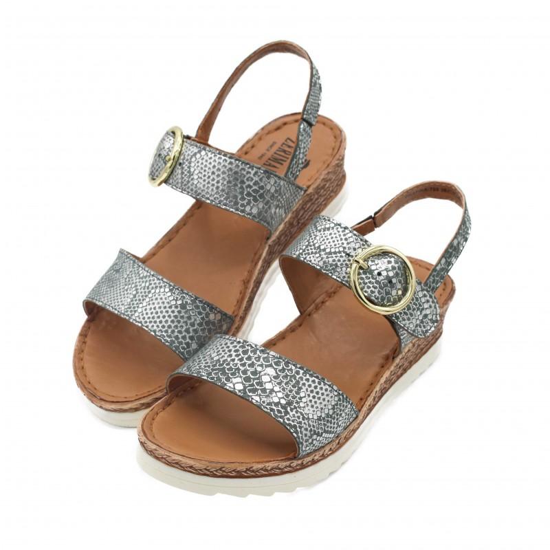 zerimar shoes Sandalias con hebilla de piel modelo SITEA Envío gratis