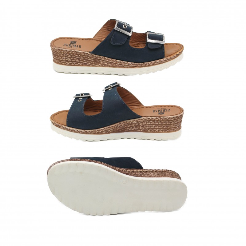 zerimar shoes Sandalias con hebilla de piel modelo NONE Últimos 3 días