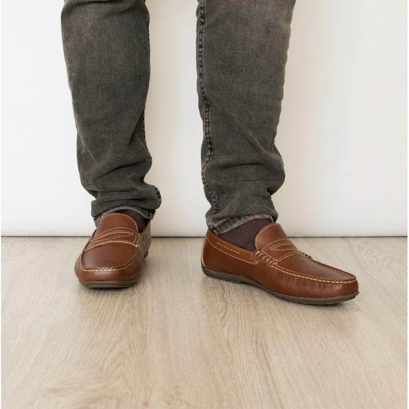 zerimar shoes Mocasines antifaz de piel en varios colores con costura COMPRAR AHORA