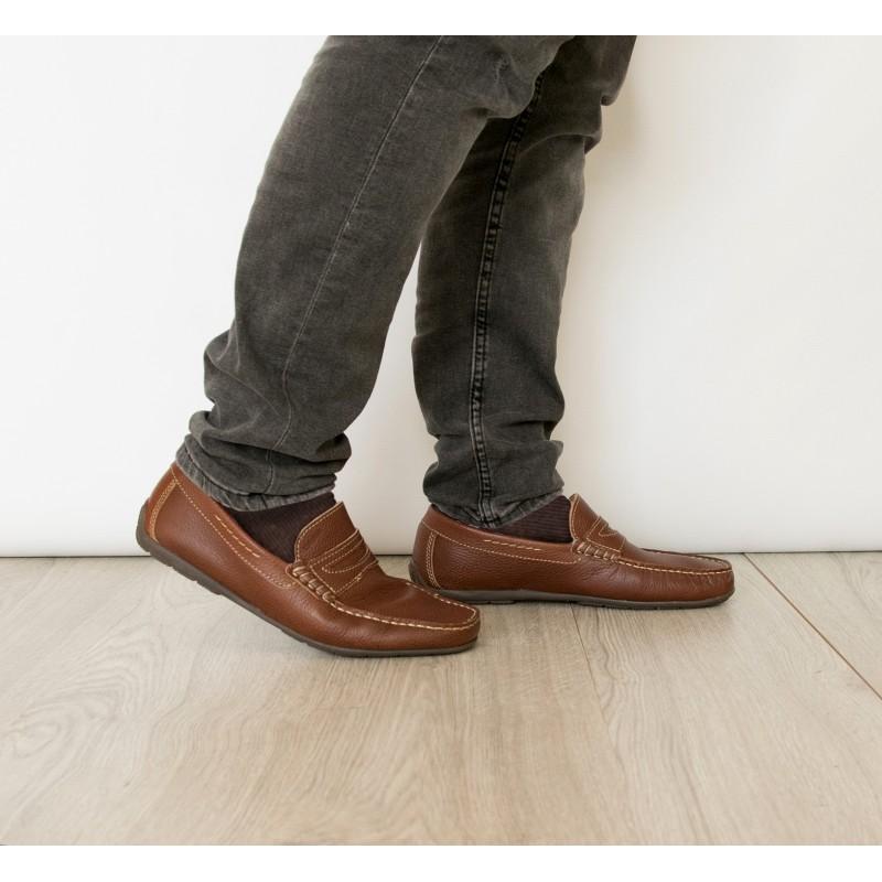zerimar shoes Mocasines antifaz de piel en varios colores con costura COMPRAR AHORA