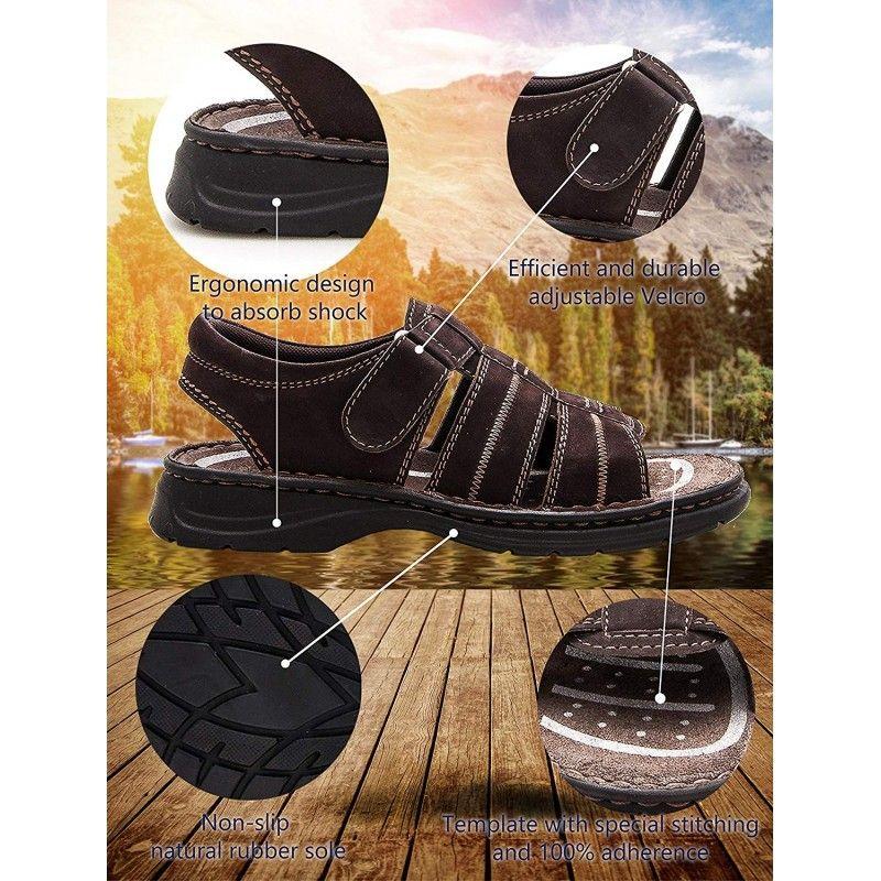 zerimar shoes Sandalias de piel de trekking o senderismo Precio de fábrica