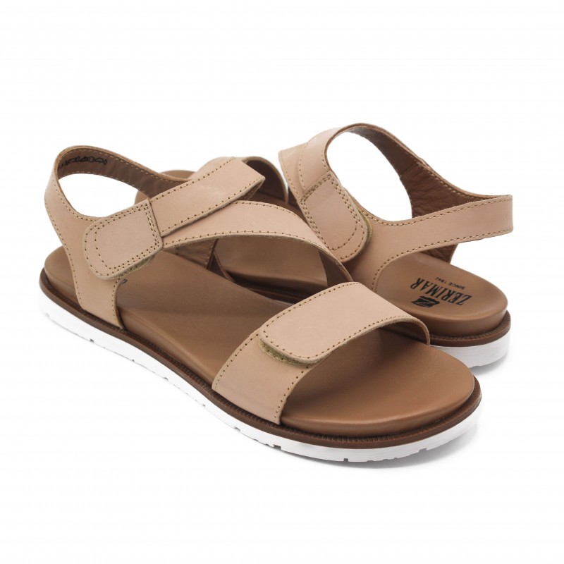 zerimar shoes Sandalias planas de piel modelo FAHAR Superdescuento