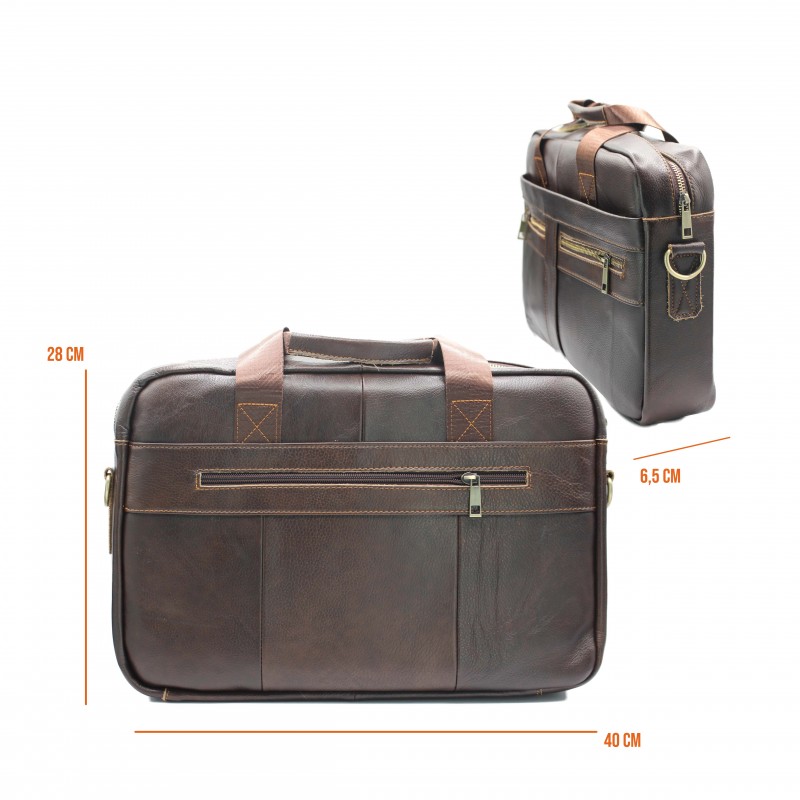 zerimar shoes Maletin de piel modelo GOCHE 40x28x6 5 cm Grandes descuentos