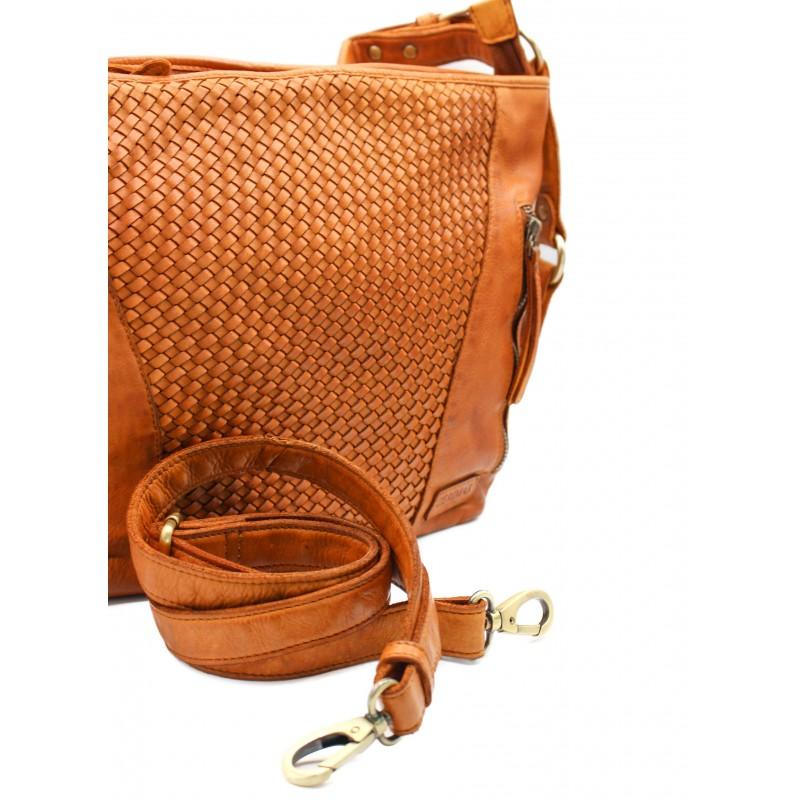 zerimar shoes Bolso de piel trenzado 38x26x10 cm Ahorra y exporta