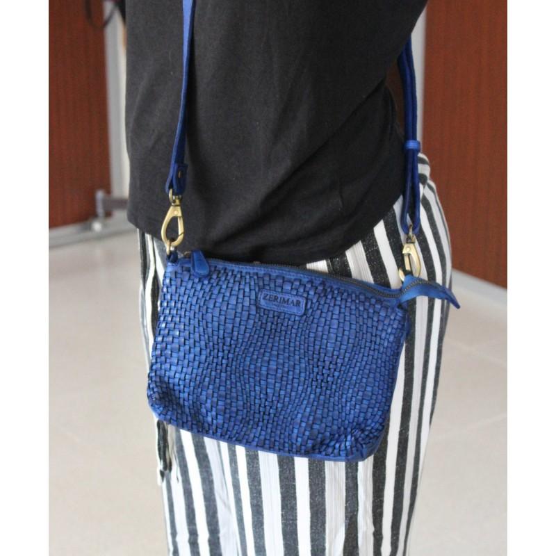 zerimar shoes Bolso de piel trenzado 25x19x10 cm En oferta