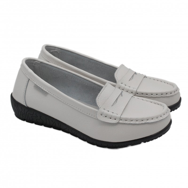 zerimar shoes Mocasines de piel con suela negra Precio ultrabajo