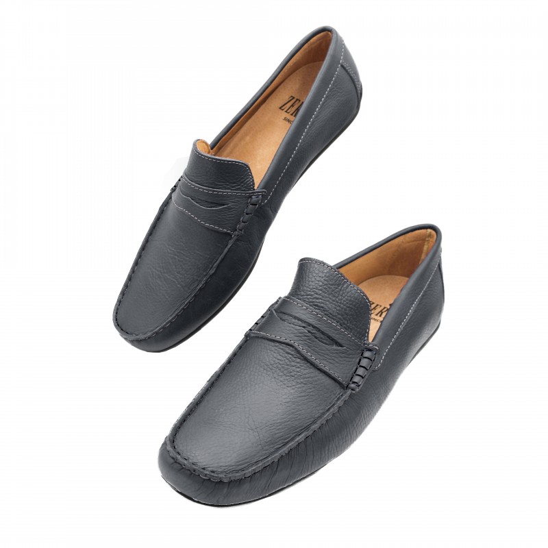 zerimar shoes Mocasines antifaz de piel para hombre - tallas grandes Devoluciones gratuitas