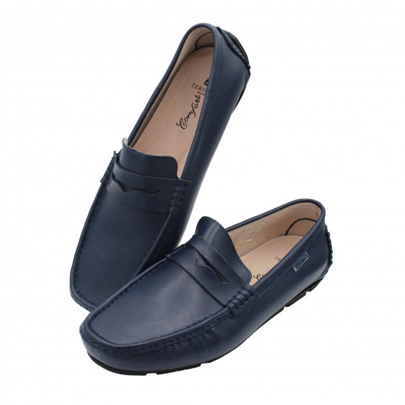 zerimar shoes Mocasines de ante natural con antifaz modelo BINNY En línea