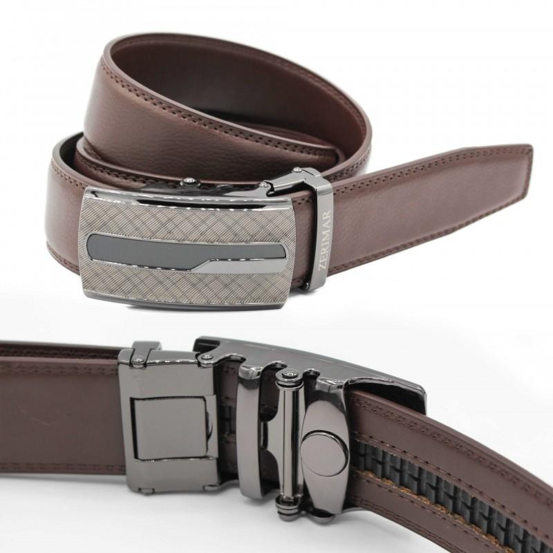 zerimar shoes Cinturón de piel con hebilla automatica modelo VEDO Ofertas