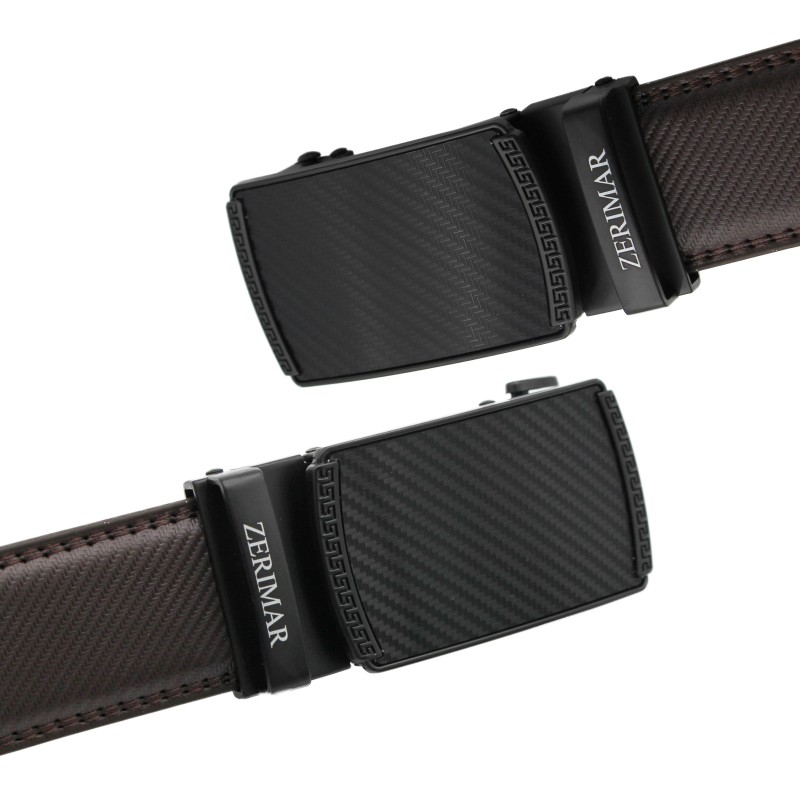 zerimar shoes Cinturón de piel con hebilla automatica modelo PRECA En oferta