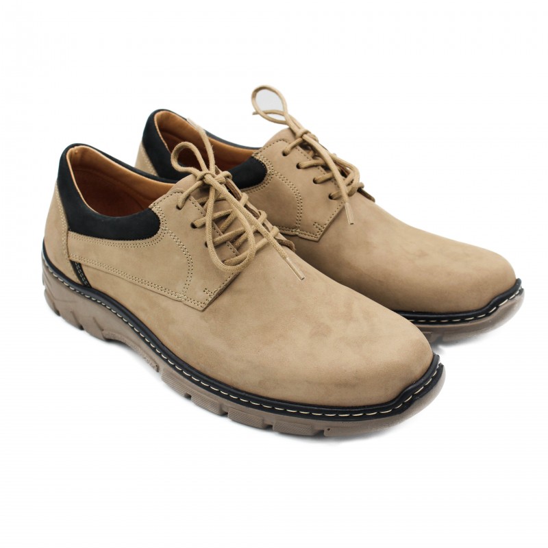 zerimar shoes Zapatos de piel 2 colores con cordones modelo BIONIO Rebajas de fábrica