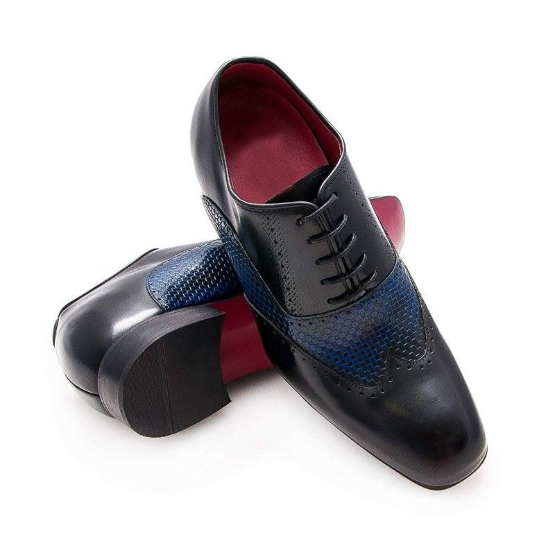 zerimar shoes Zapatos de vestir con alzas de 7 cm para hombre