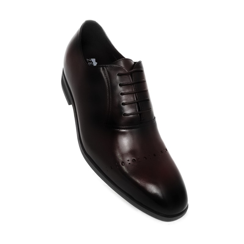 zerimar shoes Zapatos de piel con alzas Interiores para hombre 7 cm Promoción por tiempo limitado