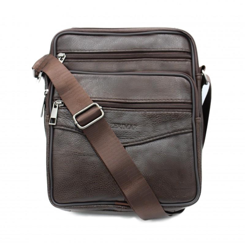 zerimar shoes Bolso bandolera de piel modelo CALATE 25x19x8 cm