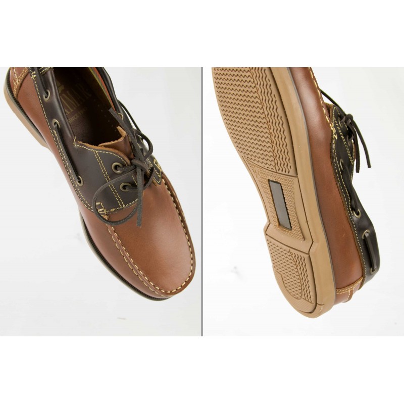 zerimar shoes Náuticos de piel ligeros con cordones modelo BICO Ofertas especiales