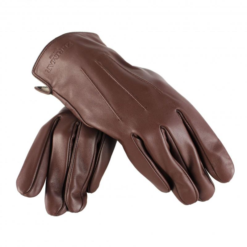zerimar shoes Guantes de piel para hombre modelo FLOWK Libre de impuestos