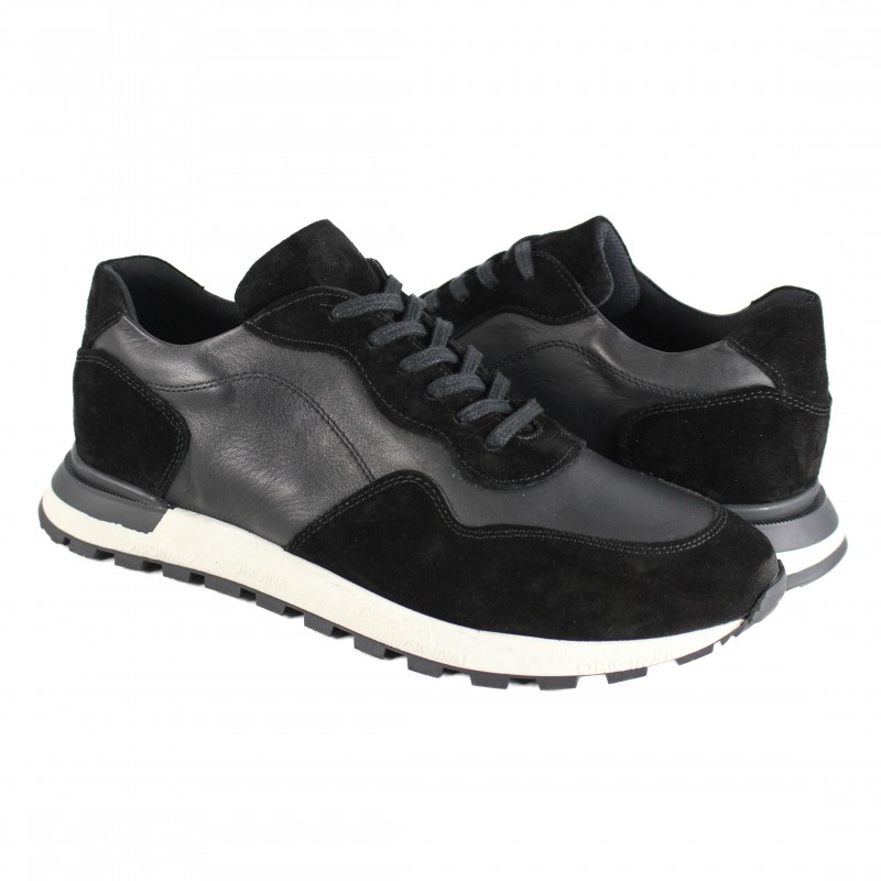 zerimar shoes Sneakers de piel combi con detalle relieve Oferta exclusiva