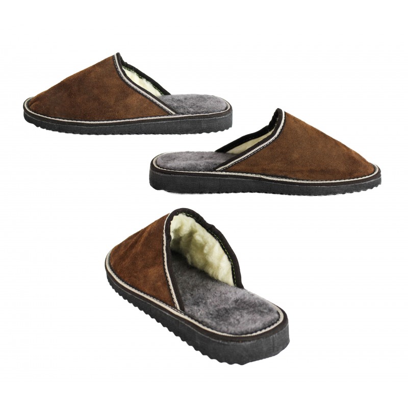 zerimar shoes Pantuflas de piel Double Face para estar por casa Ofertas especiales