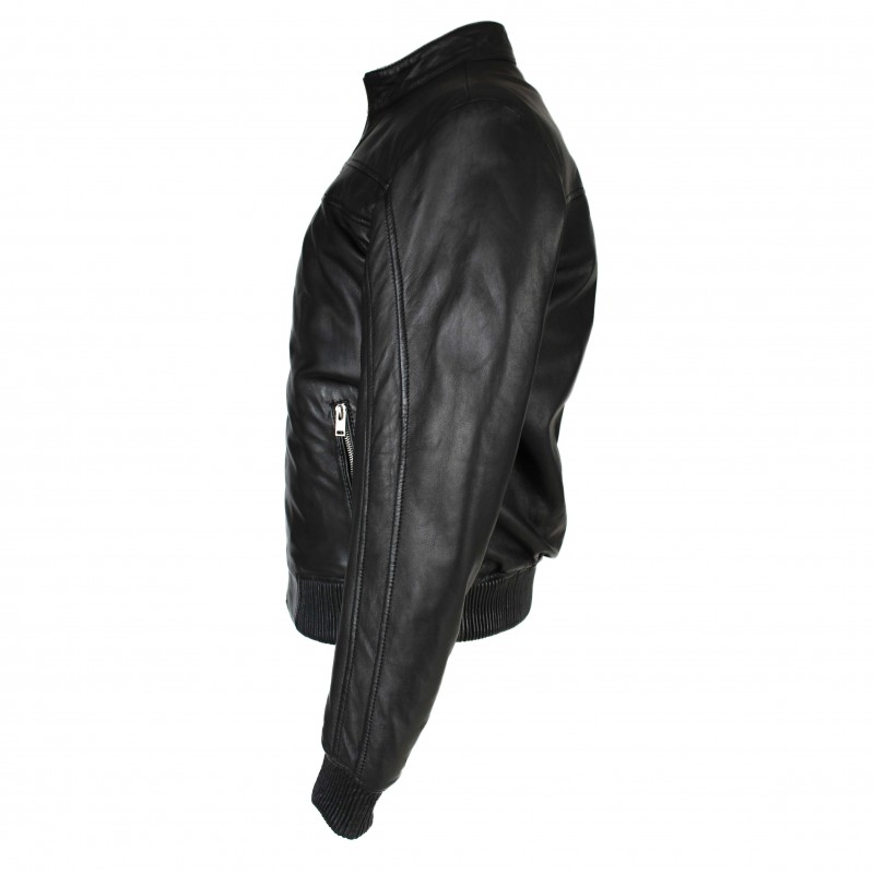 zerimar shoes Chaqueta de piel estilo bomber modelo ANTIPO Grandes ahorros
