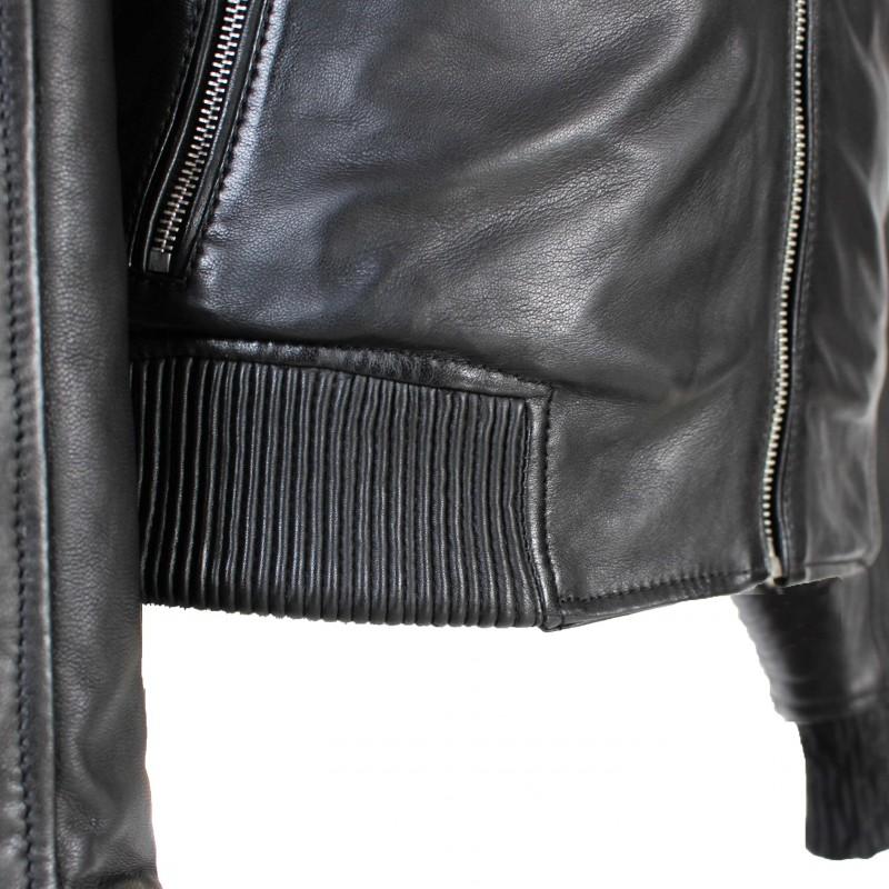 zerimar shoes Chaqueta de piel estilo bomber modelo ANTIPO Grandes ahorros